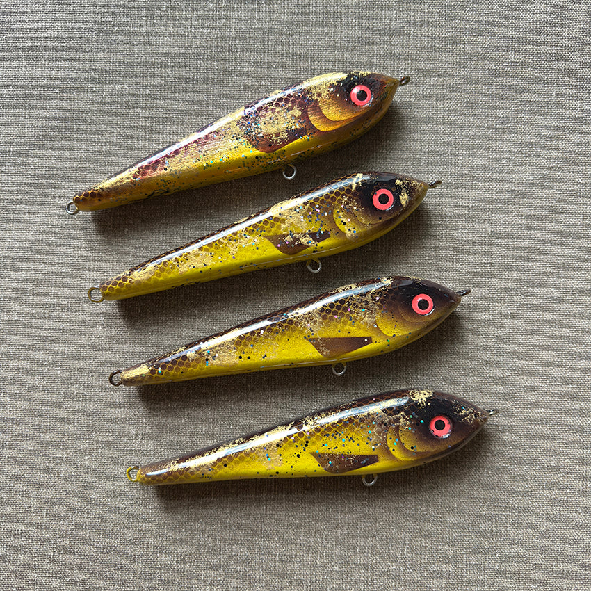 J. Walker yellow, slow sinking, 17cm, about 88 grams