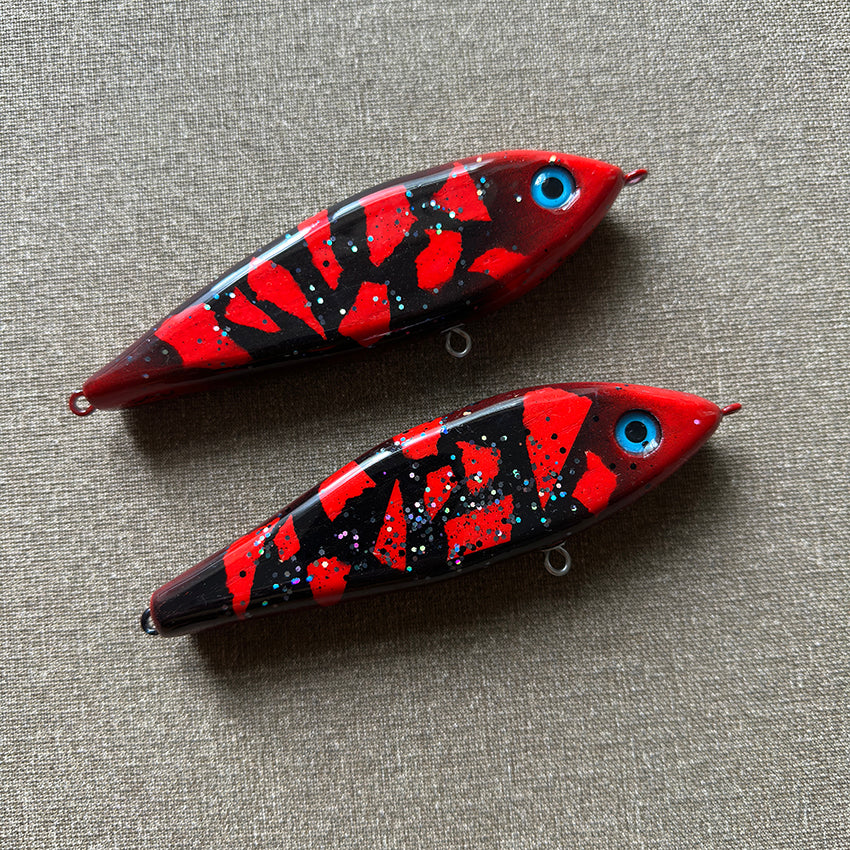 Johnny Jerk red, 14cm, slow sinking, about 80 grams