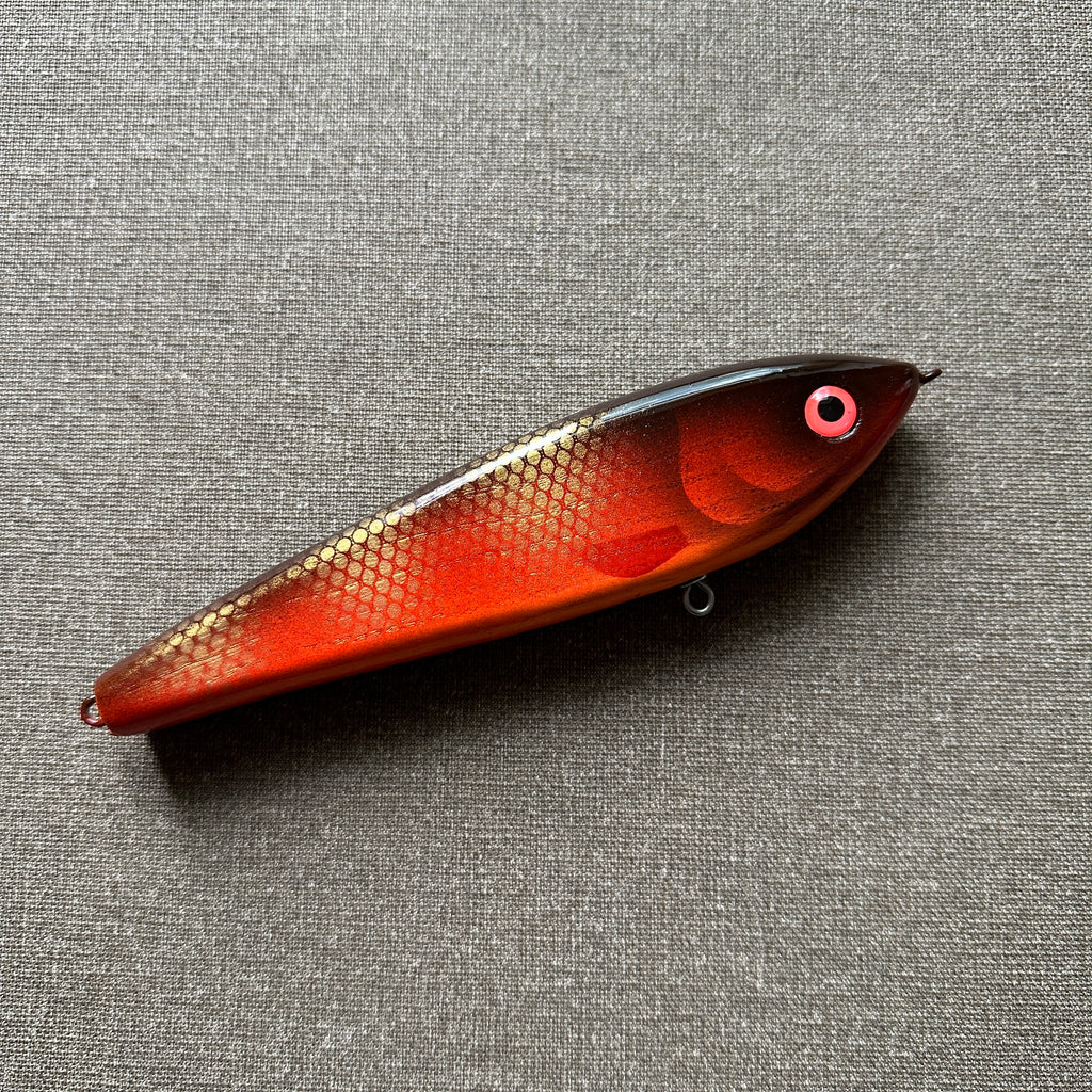 Goliath red, slow sinking, 17.5cm, 111 grams